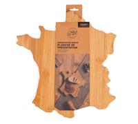 Cook Concept Planche à fromage en bois KA6293 Forme France 40x30cm Marron pour fromages et apéritifs