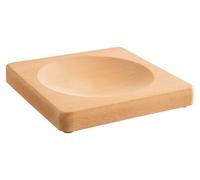 Planche à hacher, planche à herbes, planche en hêtre local, idéale pour hacher et couper les herbes à l'aide d'un couteau à hacher, robuste et durable, fabriquée en Bavière.