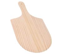 Planche à Pizza en Bois avec Manche, Découpe et Service Pâtisserie Maison | Surface Lisse, Bords Polis et Trou Pratique, Rangement Compact, Légumes, Gâteaux et Préparation Culinaire