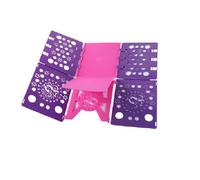 Planche à Plier Le Linge - plieur de Linge Enfant Adulte Vetement Chemise t-Shirt Tee Shirts 58*68cm - violet et rose