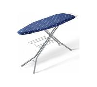 Planche à Repasser 140x37 cm Table à Repasser 4 Couches Épaisses Hauteurs Réglables 64-97 cm Plateau Rangement Inférieur Housse An