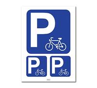Planche A4 de stickers Parking Vélo autocollant adhésif - G12