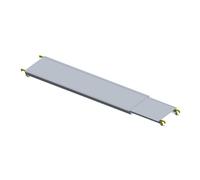 Planche alu télescopique emboîtable L 2à3m l 30cm - DIMOS -880222