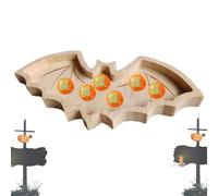 Planche apéro Halloween Plats De Service Amusants En Bois Avec Fantôme Et