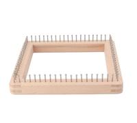 Planche de blocage au crochet de 7,7 pouces, planches de blocage en bois pour projets de crochet, planche à tricoter carrée pour tisser des tapis, des bandeaux, des couvertures (L)