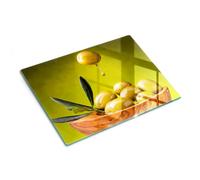 Planche de cuisine 30x40 cm | Avec impression | Polyvalente | Motif De Feuille En Dessin Au Trait | Design moderne | Surface lisse | Facile à laver | Antidérapant