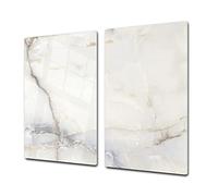 Planche de cuisine en VERRE trempé - Planche à découper en verre - Couvre-plaques de cuisson - UNE PIÈCE (60x52 cm) ou DEUX PIÈCES (30x52 cm chacune); D22 Billes 2 Série