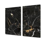 Planche de cuisine en VERRE trempé - Planche à découper en verre - Couvre-plaques de cuisson - UNE PIÈCE (60x52 cm) ou DEUX PIÈCES (30x52 cm chacune); D22 Billes 2 Série
