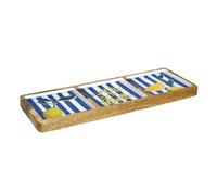 Planche de Présentation en Bois "Dolce Vita" 40cm Bleu