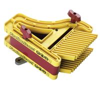 Planche de retenue à ressort double et tandem - Pour scie à table et défonceuse - 5/8 et 3/4 pouce - Jaune