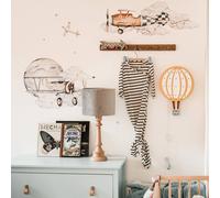 Planche De Stickers Enfants - Avions White TU