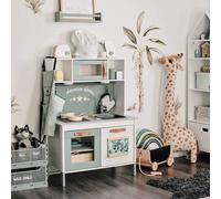 Planche De Stickers Enfants - Plantes De Jungle Grey TU