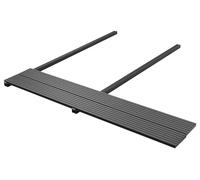 Planche de terrasse 4 pcs Gris WPC