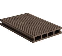 Planche de terrasse G21 2,5 x 14 x 400 cm, teck indien WPC