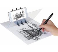 Planche de traçage optique pour dessin, peinture, esquisse, miroir optique portable, outil de dessin pour enfants, débutants, artistes, etc