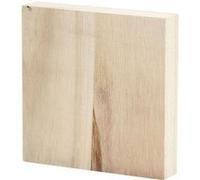 Planche en bois carrée - 9,6 x 9,6 cm G