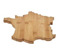 Planche en bois en bambou DOUCE FRANCE forme pays de la France marron