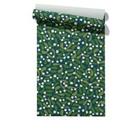 Planche Murale Cuisine 3D Tropical Feuille Impermeable Look Moderne | Lot de stickers muraux etanches pour cuisine et salle de bain. Format : 45x1200 cm. Optimal pour les locations, sans residu.