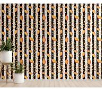 Planche Murale Cuisine Salle de Bain Fleur Nature Tropical Romantique | Lot de stickers muraux etanches pour cuisine et salle de bain. Format : 45x1200 cm. Ideal pour Cuisine.