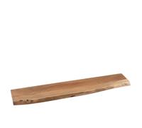 Planche murale en bois d'acacia naturel L115cm