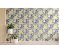Planche Murale Meuble Fleur Impermeable Violet Ambiance Cosy Mur Moderne