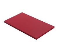 Planche PEHD 500 GN 1/1 Rouge 53x32,5x2cm