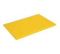 Planche polyéthylène 600 x 450 mm jaune haute densité Hygiplas 4 G