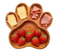 Planche pour servir le fromage - Plateau à apéritif sur le thème du chien, planche à fromage, plateau alimentaire, pour Noël, vacances, anniversaire, mariage, fête, hôtellerie, cuisine, nourriture et