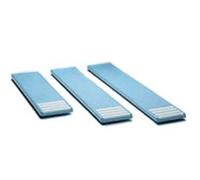 Planche seule 2.00x0.40 m bleu pâle non percée