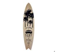 Planche ""Surf"" bois et métal 110x27cm - Atmosphera Créateur d'intérieur