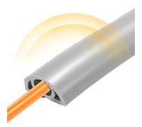 Plancher de Protection de Cordon, Plancher de Protection de Cordon | Couvertures de Sol en Fil Souple pour Cordons, Conduit de Fil Flexible en PVC - Plancher de Cache-Cordon Auto-adhésif isolé, évite
