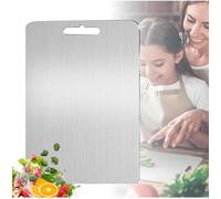 Planches à découper 100 % titane pur,planches à découper en titane améliorées pour la cuisine,planche à découper durable double face
