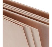 Planches de balsa de 300 x 200 x 1,5 mm - Blanc, non traité - Plaques de bois pour projets de bricolage - Modélisme - Artisanat - Surface lisse poncée - Plaques de bois