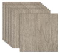 Planches de contreplaqué de noyer, 8 pièces, dimensions 30,5 x 30,5 x 0,3 cm, non traitées