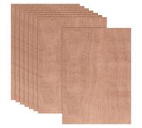 Planches de contreplaqué en noyer, 8 pièces, dimensions 420x300x3 mm, qualité A3, pour gravure laser et projets de bricolage