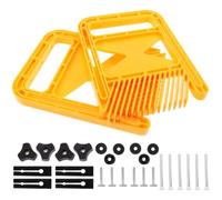 Planches de Menuiserie pour Table, Sécurité Rallongée, Jaune | Accessoires Travail du Bois, Plastique Technique, Usage sur Tables à Toupie et Bandes