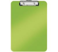 Planchette à pince WOW A4 polystyrène vert avec mécanisme de serrage métallique pour 75 feuilles
