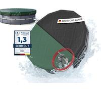 Planenfux® Bâche de piscine pour piscines rondes Ø 320 - 366 cm | Couverture de piscine 2 en 1 ronde en matériau PE 200g/m² | Bâche d'été & d'hiver résistante aux UV (Ø 420 cm)