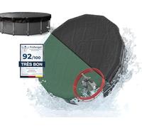 Planenfux® Bache Hivernage Piscine Hors Sol Ronde 4.60 m | Bâche Piscine été et Hiver en polyéthylène 200g/m² | Bache Piscine Hivernage 420-460 cm de Protection résistante au Chlore & aux UV | Ø520cm