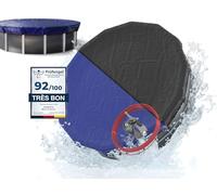 Planenfux® Bache hivernage Piscine Hors Sol Ronde 5m | Bâche Piscine 4.88 Ronde été et Hiver en polyéthylène 200g/m² | Bache de Protection résistante au Chlore & aux UV avec Fonction Solaire | Ø560