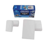 Planet Pool Éponges Magique Nettoyantes - Spécial Ligne d'eau Et Skimmer Piscine - Efface Taches et Marques - Boite de 4 éponges Non abrasives - Fonctionne Aussi pour Mobilier Jardin Auto Moto Jardin