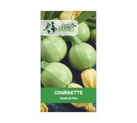 Planète graines - graines de Courgette ronde de nice - sachet 3 grammes environ 30 graines