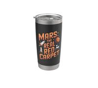 Planète Mars rouge - Funny Mars Gobelet isotherme en acier inoxydable double paroi
