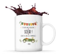 Planetee Mug Anna Excellente soeur Cadeau Annonce Grossesse