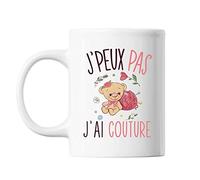 Planetee Mug Couture j'peux pas Blanc