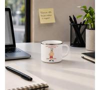 Planetee Mug Métal Émaillé Rien n'arrive à la cheville de Tom sauf sa bite | Tasse de Camping 300 ml Recto Verso Passe au Lave-Vaisselle | Randonnée Bivouac Bureau | Cadeau Homme Femme Anniversaire