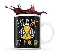 Planetee Mug Moto gp j'peux pas Noir