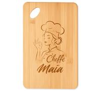 Planetee Planche à découper Cheffe Maïa cadeau cuisine crémaillère Femme