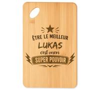 Planetee Planche à découper Meilleur Lukas Super Pouvoir cadeau cuisine