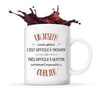 Planetee Tasse Joseph aussi génial | Idée Mug Cadeau Prénom Surnom Nom de Famille Anniversaire Noël